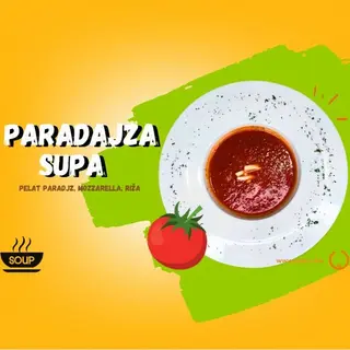 Paradajz krem supa sa rižom i mozzarellom / Creamy Tomato Soup