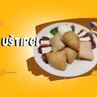 1/2 uštipci sa prilogom – mala porcija / Half Portion Bosnian Fritters with Side Dish