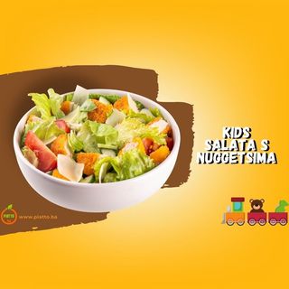 Kids salata s pilećim nuggetsima