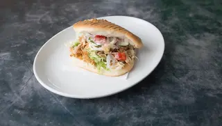 Srednji pileći doner combo