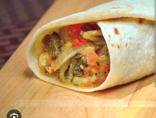 Burrito rajas con crema (ljuto) (vege)