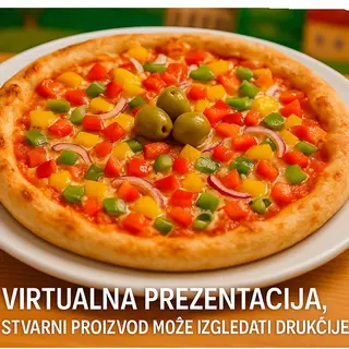 Posna pizza Vegetariana mala 24cm