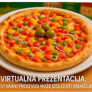 Posna pizza Vegetariana mala 24cm