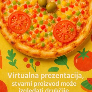 Posna pizza Vegetariana porodična 50cm
