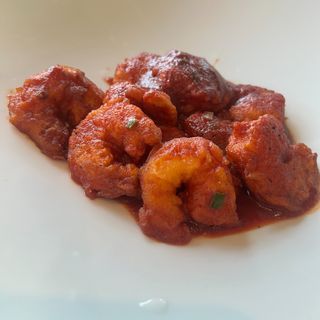 Škampi -Gambori u slatko kiselom sosu