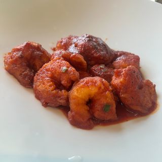 Wok Škampi-Gambori u slatko kiselom sosu **POSNO