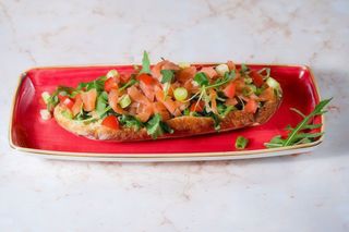 Losos sendvič posno