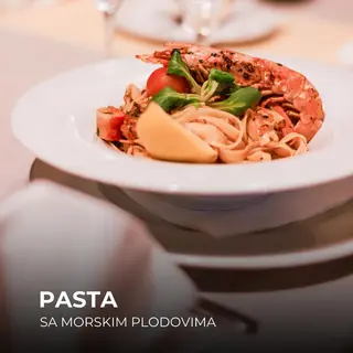Pasta s plodovima mora 250 g, posno