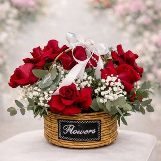 Romantic basket