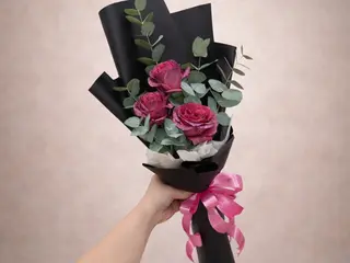 Glitter rose