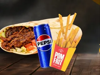 Maestro pull beef wrap meni