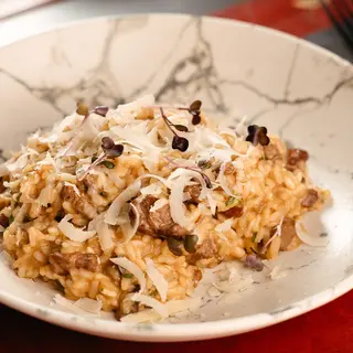 Beef risotto