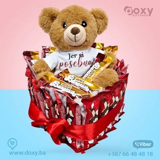 Čoko srce - Krem bananice i medo