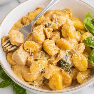 Gnocchi polo e panna