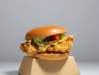 Crispy burger