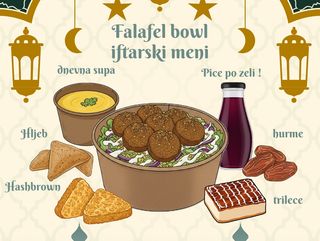 Falafel bowl | iftarski meni