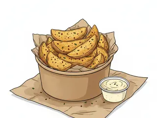 Krompir ( potato wedges )
