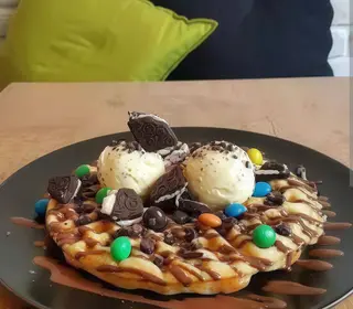 Sladoled od vanille, Nutelle, Plazme, M&m's bombonica i Orea