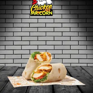 Currycorn chicken wrap