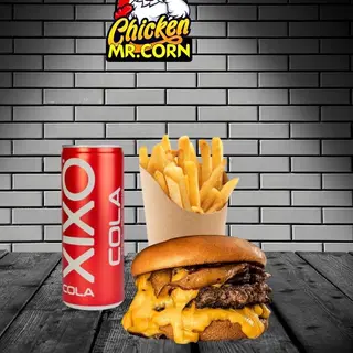 Nacho burger meni