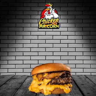 Nacho meat burger