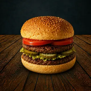 Double hamburger