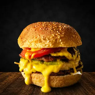 Cheese Bomb Double Burger