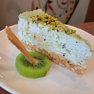 Pistachio chessecake
