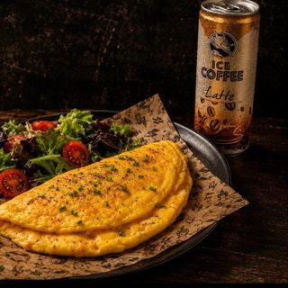 Beg Omlet + Ice Coffee