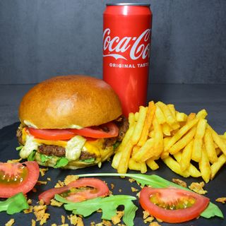 Italia Smash + pomfrit + Coca-Cola ★★NOVO★★