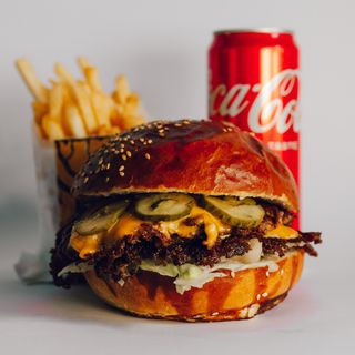 Double Smash Burger Meni
