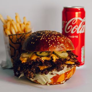 Triple Oklahoma Smash Burger Meni