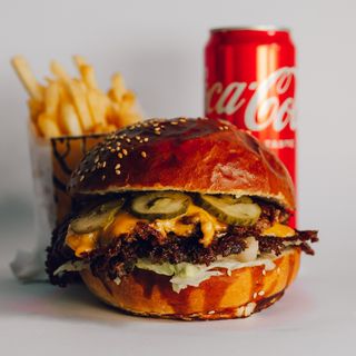 Double Khabib Smash Burger Meni