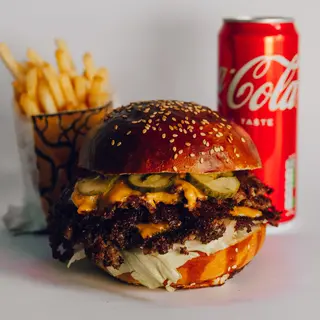 Triple Western Burger Meni