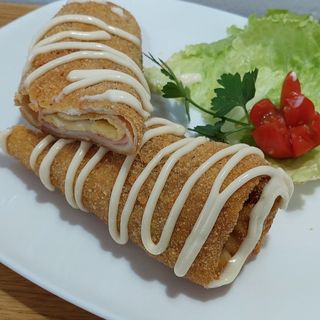 Pohovani palačinak-šunka, sir, pavlaka