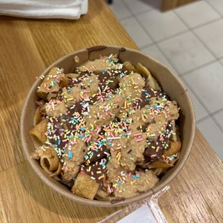 Fettuccine crepe krpice Nutela i plazma u mlijeku