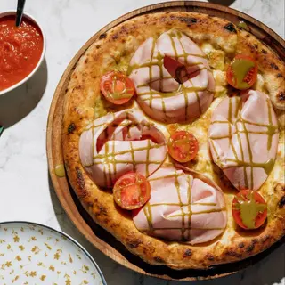 Pizza Mortadella i pistacija
