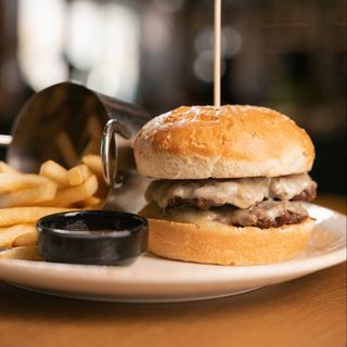 Dry age smash burger