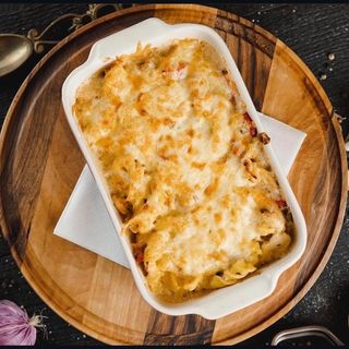 Gratinirani mlinci sa ćuretinom za dvije osobe