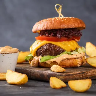 Dry aged burger
