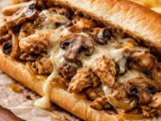 Philly chicken stake+pomfrit+Coca Cola