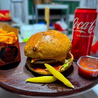 Spicy Burger Srednji Meni