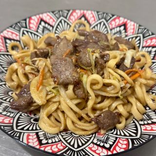 Beef fried noodles