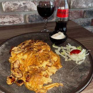 Omlet sa sirom i piletinom