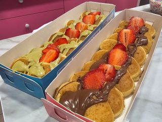 Mini puffy palačinke s Ferrerom, 16 komada