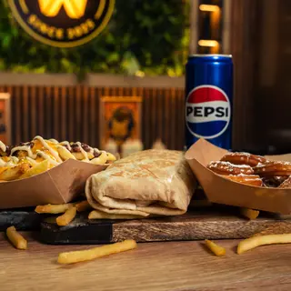 Jumbo wrap menu