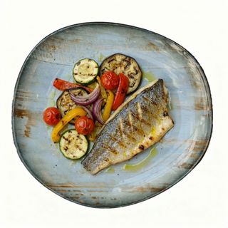 Filet orade sa mariniranim grilovanim povrćem