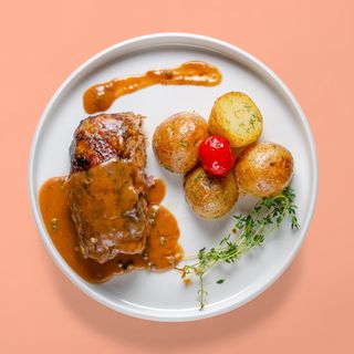 Свински джолан с пепър сос 400 гр.