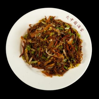 40. Ми-фен с морски деликатеси на тиган