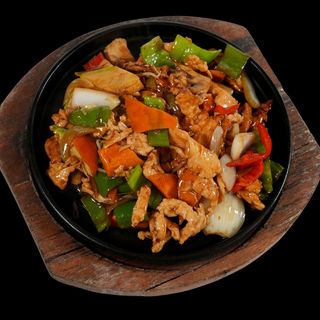 60. Пиле на гореща метална плоча